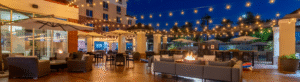 BLVD Scottsdale Patio in the Evening